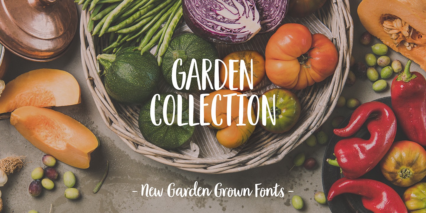 Garden Collection Font preview